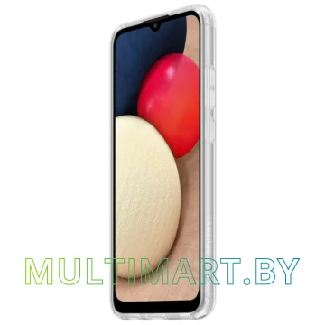Чехол Samsung Soft Clear Cover для Galaxy A02s (белый) картинка 6